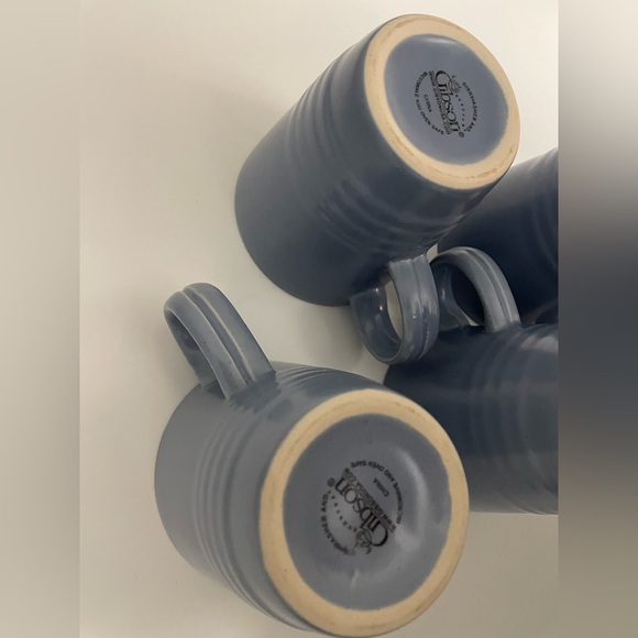 4 PACK GIBSON Mugs - Blue - Picture 8 of 10